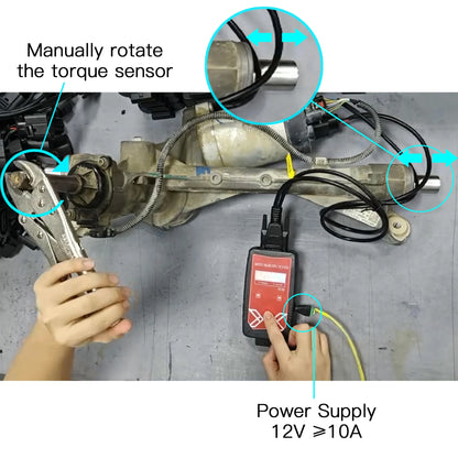 WOYO PL118 For VW & Audi EPS Tester, For Volkswagen ID 3/4/5/6/Golf Electrical Steering Wheel Motor Detector