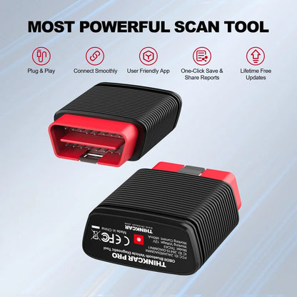 THINKCAR Pro Bluetooth IOS Android Car Intelligent Diagnostic Tool Support Diagzone Software OBD2 Scanner All Car Full System