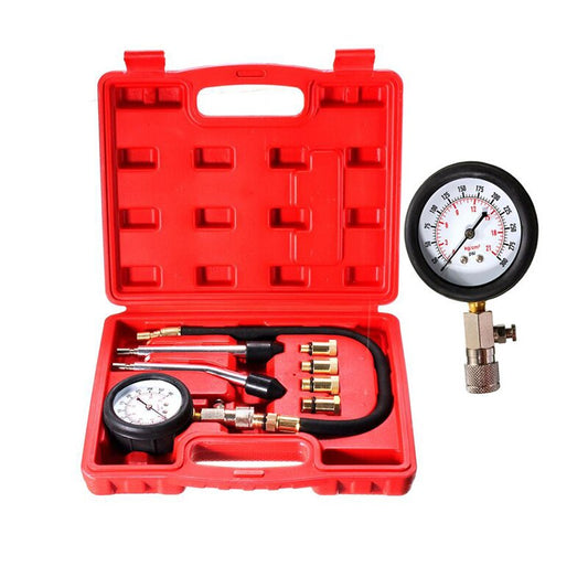 VT01053B Petrol Engine Compression Test Kit M8 with Adaptor Gasoline Engine Compression Tester