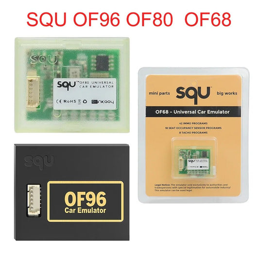 SQU OF68 OF80 OF96 Universal Car Emulator Signal Reset Immo Programs Diagnostic Seat Occupancy Sensor For Multi-Brand Cars