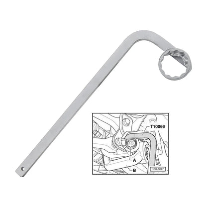 Oil Filter Wrench 46mm For Halex Clutch Filter Service Tool For VW AUDI SEAT SKODA 46mm 12PT Car Remover T10066