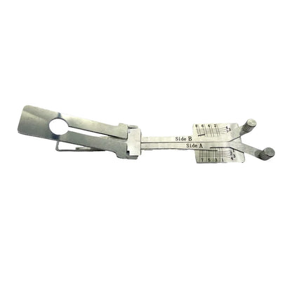 Original Lishi TOY2025 2 in 1 Lock Pick Decoder Ignition Car Door Open for New Corolla/Camry/Reiz/Vios Vertical Milling