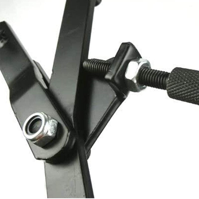 VT01142 Universal Motorcycle Bike Adjustable Pulley Holder Spanner 36-110mm  Clutch Flywheel Hand Repair Tool