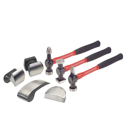 VT01202 Auto Body Repair Hammer and Dolly Set 7pcs Car Body Repair Tool   Dents