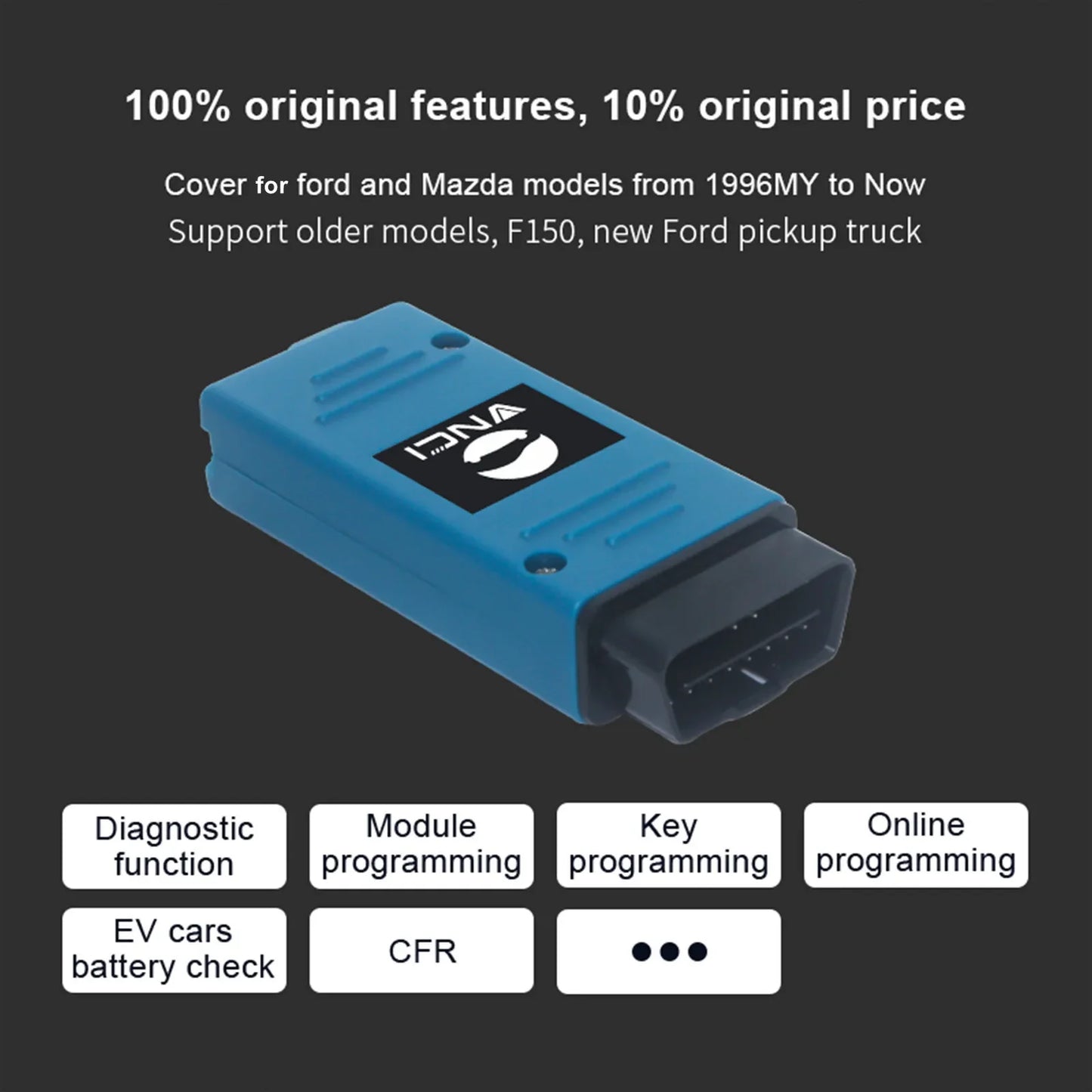 VNCI VCM3 Diagnostic Scanner for New Ford Mazda Supports CAN FD DoIP