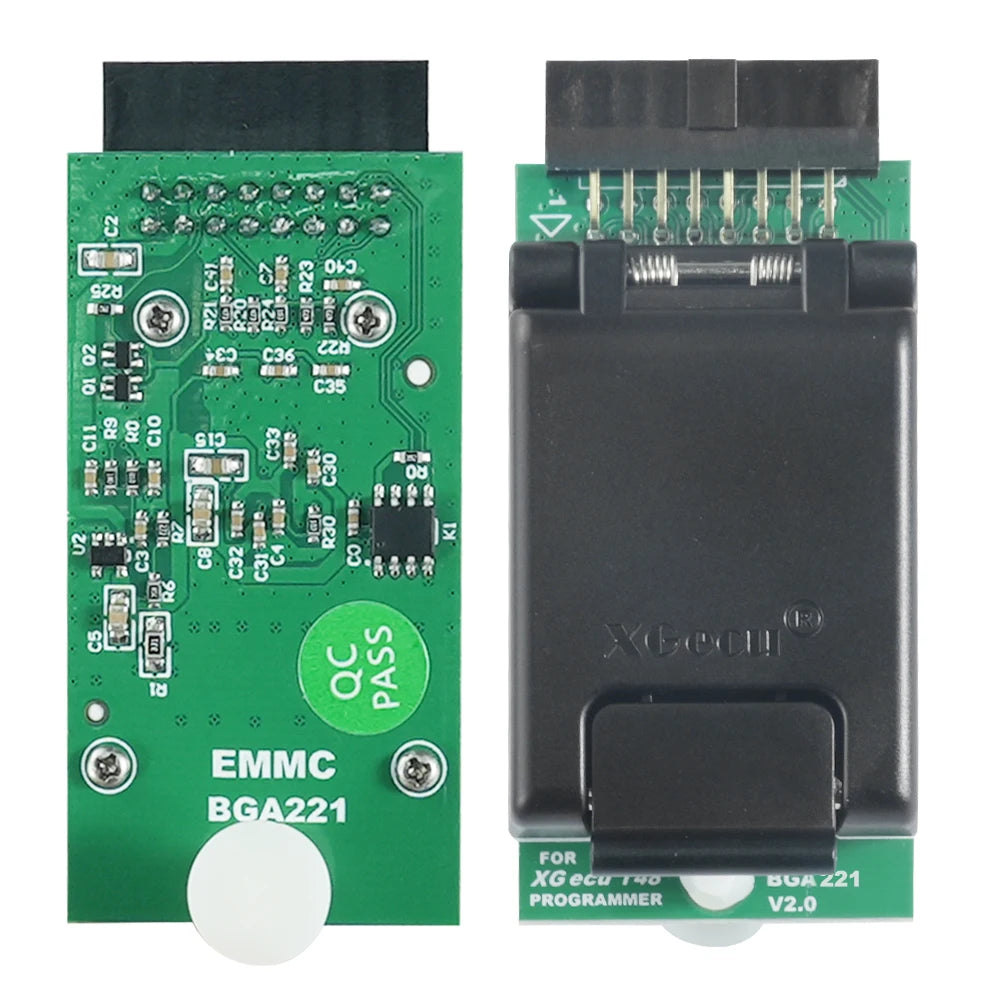 EMMC BGA221 BGA153/169 BGA100 BGA162 Adapter Socket for T48 Programmer V2.0 Dual Head Probe Holder XGECU
