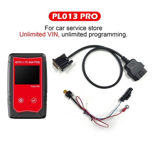 WOYO PL013 PRO Replace Lithium to AGM Battery Modify Programmer For Porsche Cayenne Professional Battery Flash Programming Tool