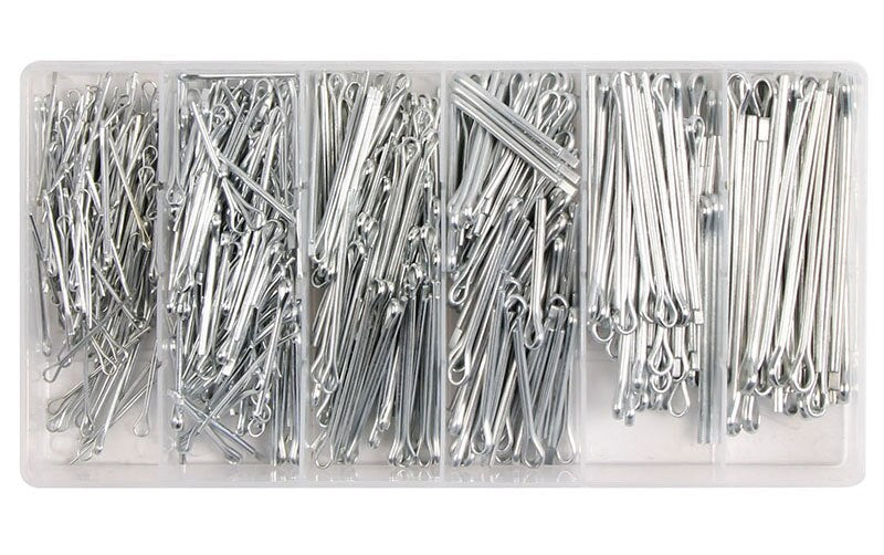 VT13784 555pc Cotter Pin Assortment Split Pin Assortment