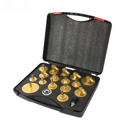 17pcs Pulsating Brake Oil Exchanger Connector Car Brake Extractor Oil Pump  Connector for Toyota Tesla Benz BMW Audi