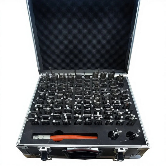 Brand New LISHI 110PCS 2 in 1 Decoder Opening Tool Kit for Locksmiths (Toy43at, Toy48, Toy47, Toy2) Aluminum Case