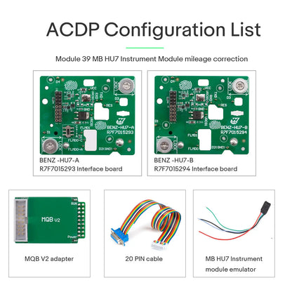 Yanhua Mini ACDP Module 39 with License A105 for Benz A206 A223 MB HU7 Instrument R7F7015923/ R7F7015924 Cluster Calibratio
