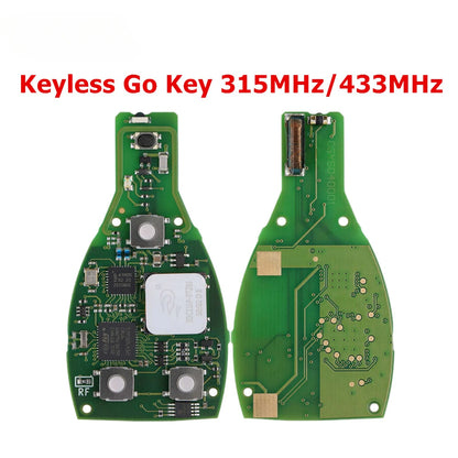 CG MB 08 Version Keyless Go Key 315MHz/433MHz in 1 with Shell for Mercedes W164 W221 W216 from Year 2005-2010 Get Free 5 Tokens