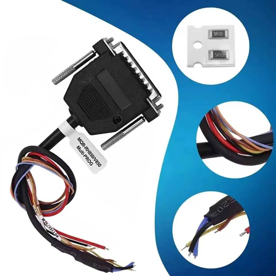 Xhorse XDMPR8GL MQB RH850/V850 Adapter Cable For Xhorse Multi Prog Pro-level Programmer IMMO Calibration Read MQB48/MQB49/5C