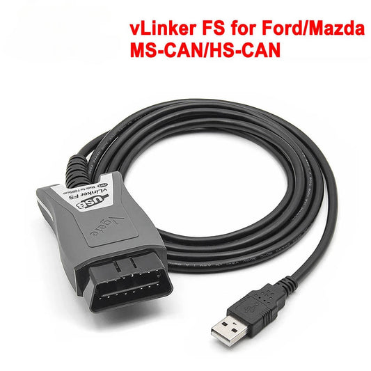 Vgate vLinker FS ELM327 For Ford FORScan HS/MS-CAN ELM 327 OBD 2 OBD2 Car Diagnostic Scanner Interface Tools OBDII For Mazda