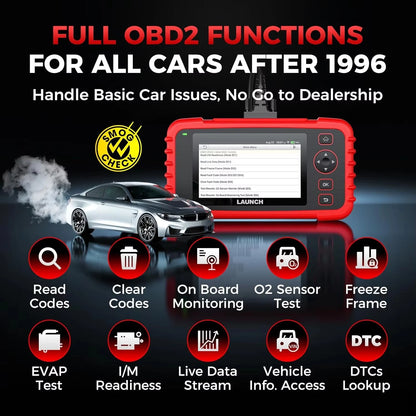 LAUNCH X431 CRP129X V3 Car OBD2 Scanner Engine Battery Test Read Clear Codes Real-Time Data Professional OBDII Diagnostic Tools
