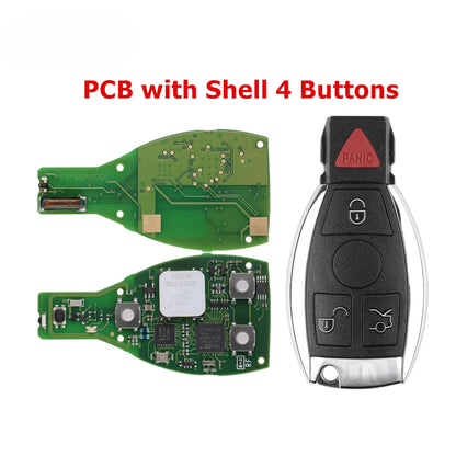 CG MB 08 Version Keyless Go Key 315MHz/433MHz in 1 with Shell for Mercedes W164 W221 W216 from Year 2005-2010 Get Free 5 Tokens