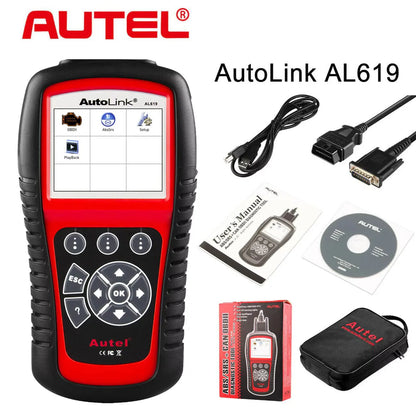 Autel AUtoLink AL619 AL519 OBD2 Scanner Car Diagnostic Tool Code Reader Automotriz ABS,SRS Automotive EOBD Diagnostic