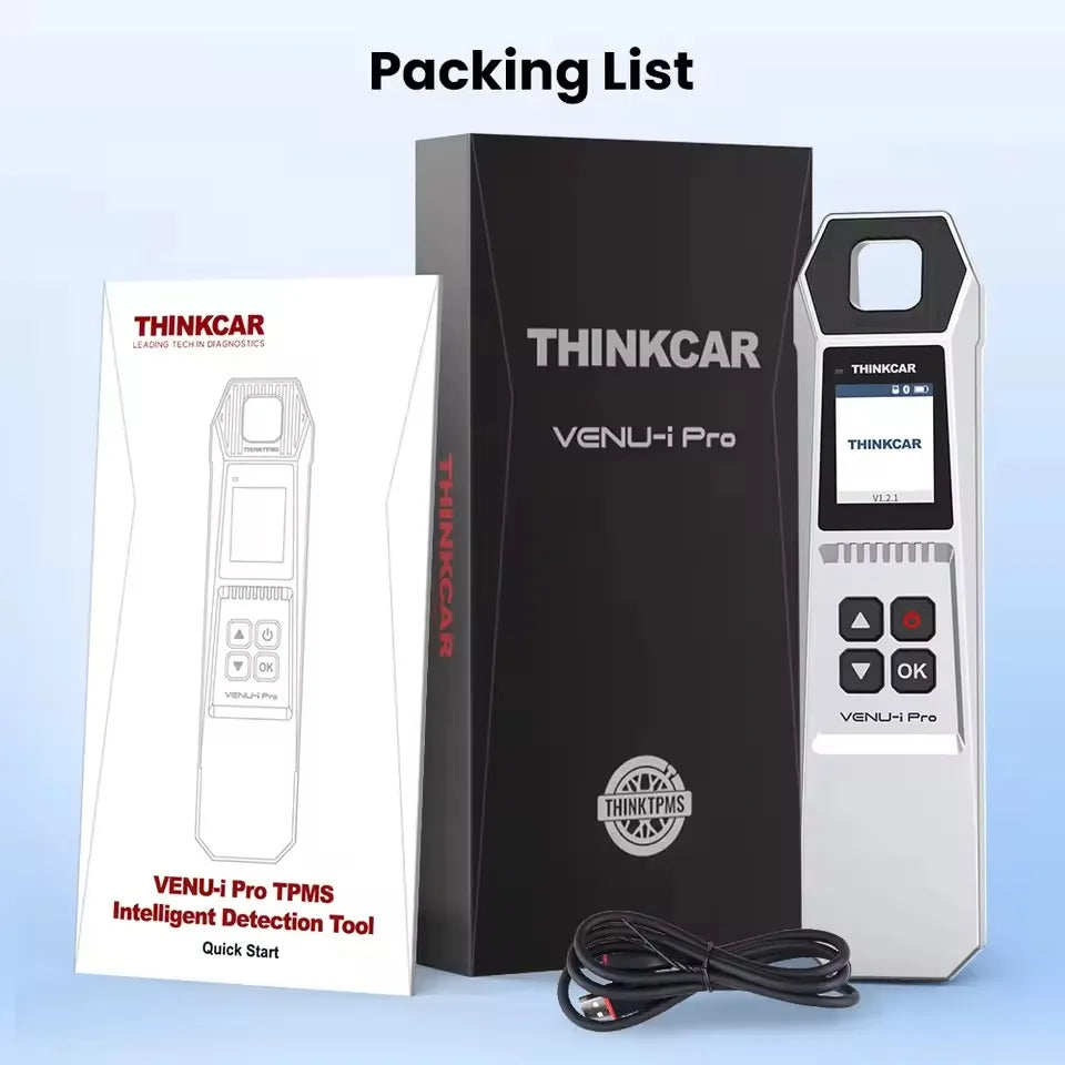 THINKCAR VENU i-Pro TPMS Car Tire Pressure Inspection Tool 315MHz/433MHz TPMS Tire Repair Tool Activation Programming Learning
