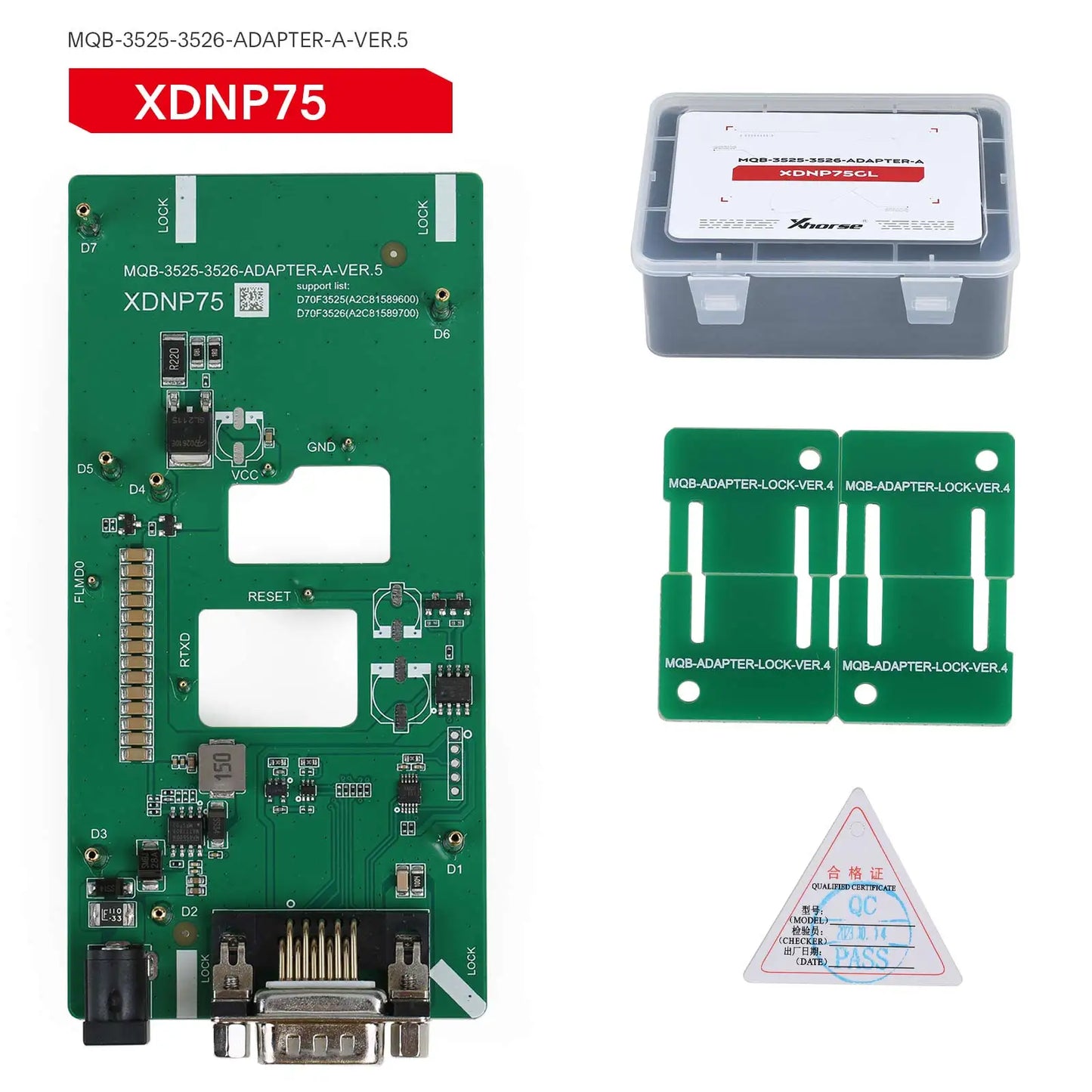 Xhorse XDNPM3GL MQB48 Solder-Free Adapter 13pcs Full Set Work with Multi-Prog, VVDI Prog, Key Tool Plus