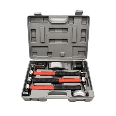 Automotive Sheet Metal Hammer Set Auto Repair Sheet Metal Tools Dent Repair Tool Pad Iron Shaping Flat Head Sheet Metal Tool