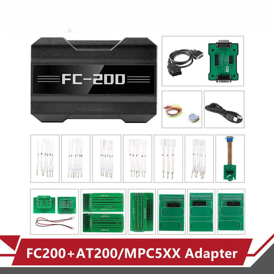 CG FC200 ECU Programmer Full Version with AT200 Adapters Plus MPC5XX Adapter for BOSCH MPC5xx Read/Write Data on Bench
