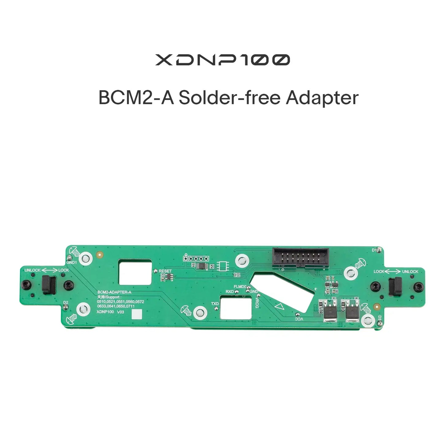 Xhorse XDNPA2GL Audi BCM2 Encrypted Solder Free Adapter V2 for VVDI Key Tool Plus, Multi Prog