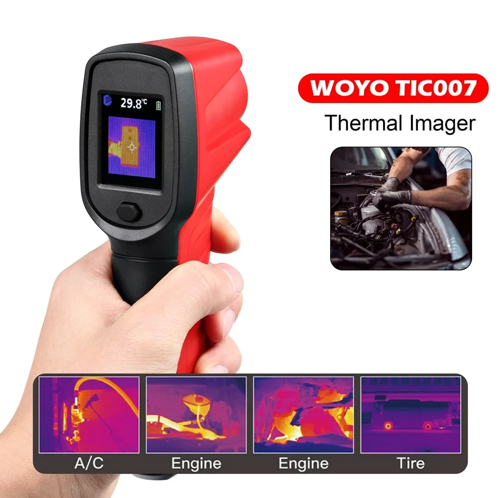 WOYO TIC007 -20C to 150C Infrared Thermal Imager PCB Circuit Industrial Testing Floor Heating Tube High Resolution Color Screen