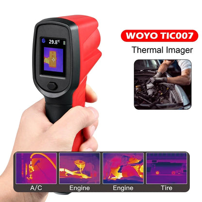 WOYO TIC007 -20C to 150C Infrared Thermal Imager PCB Circuit Industrial Testing Floor Heating Tube High Resolution Color Screen