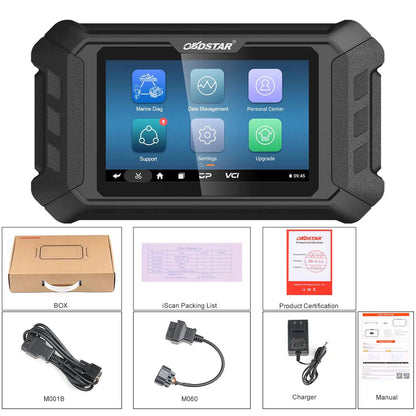 OBDSTAR iScan Mercury (Marine) Intelligent Diagnostic Equipment Code Reading, Code Clearing Data Flow Action Test 2 Years Update
