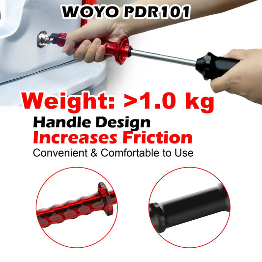 2024 WOYO PDR101 Slide Hammer Dent Puller with Tabs Set, Automotive PDR Paintless Dent Repair Tools for All Car