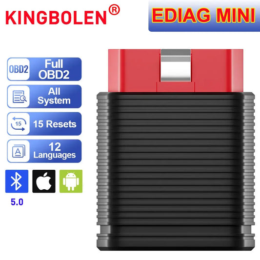 KINGBOLEN Ediag Mini Car Diagnostic Tools All System FULL OBD2 Code Reader 15 Resets Lifetime Free Update PK Thinkdiag