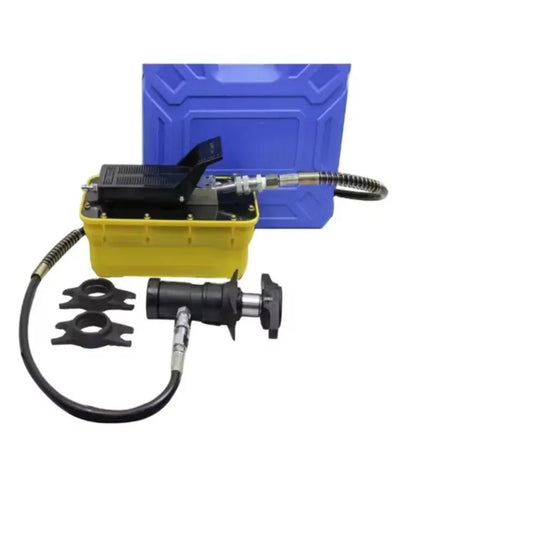 Replaceable hydraulic ball removal tool for abnormal noise detection (pneumatic pedal hydraulic pump)