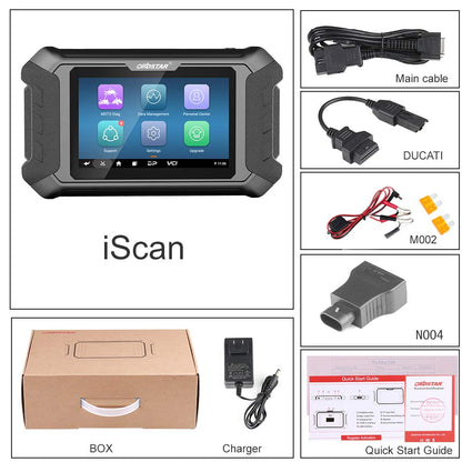 OBDSTAR iScan  DUCATI  Motorcycle Diagnostic Scanner & Key Programmer Support Spanish
