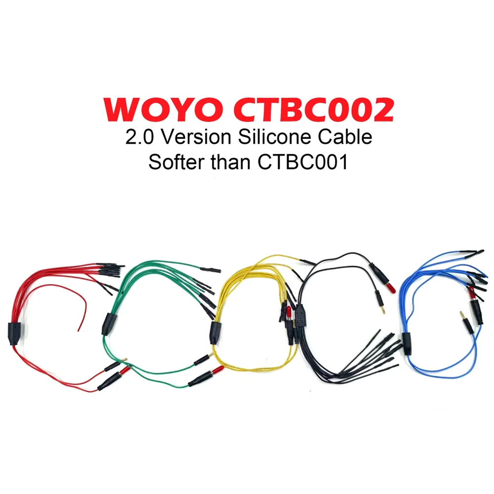 WOYO CTBC002/CTBC001 ECU Breakout Leads Jumper Cable for Automotive Diagnostic Oscilloscope Line Cable DIY Connection