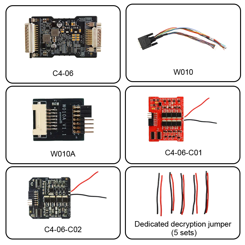 OBDSTAR RH850 V850 Adapter Full Kit For Airbag Reset IMMO Data/Pincode Read