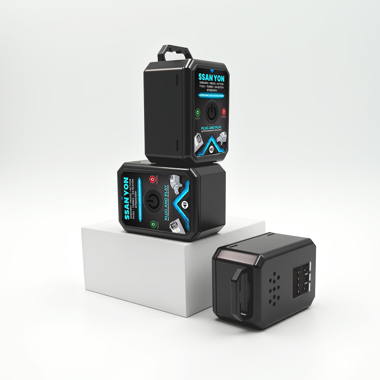 1PC SsangYong Korando - Musso - Actyon - Tivoli - Torres - G4 Rexton Steering Lock Emulator Simulator With Lock Sound