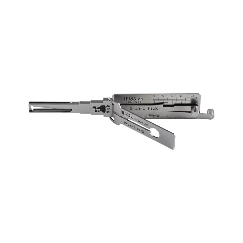 Lishi HU64 HU66 HU100 HU83 HU92 HU100 HU100R HU101 HON66 SIP22 HY22 Decoder 2 in 1 Lishi tool