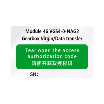 YANHUA ACDP Module 46 Read/Write/Transfer VGS4 - NAG2  for M B TCU Gearbox data / refresh TCU Module Yanhua ACDP2 Module 46