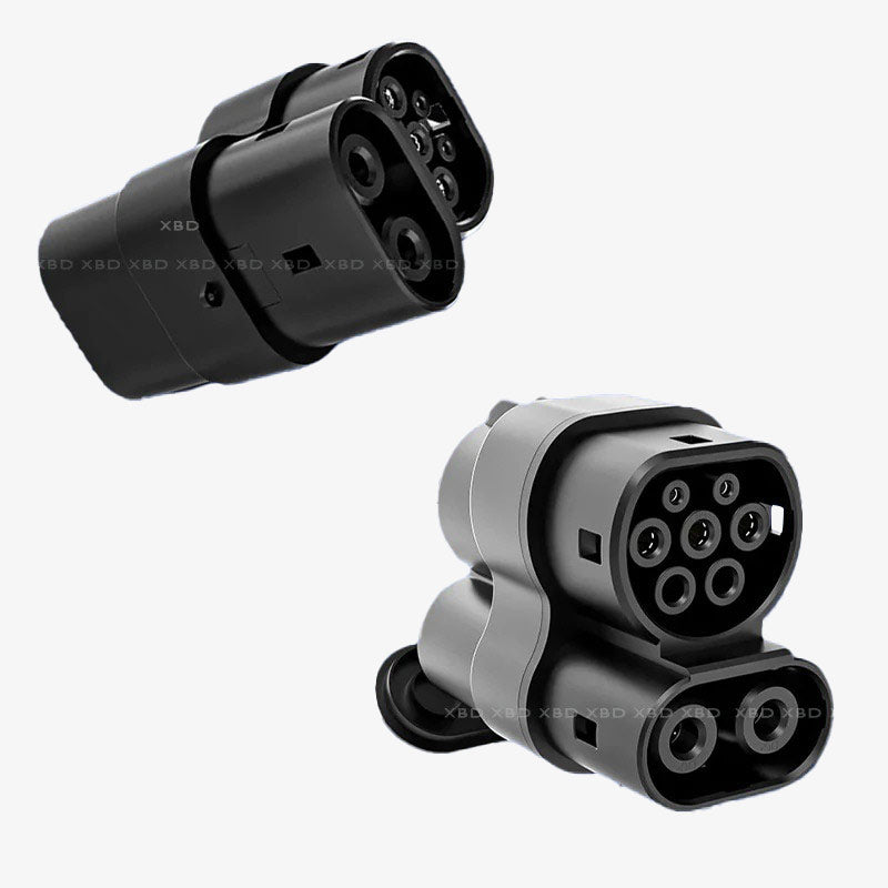 CCS 1 to CCS 2 (DC+AC) US standard AC/DC to European standard AC/DC Charging station adapter