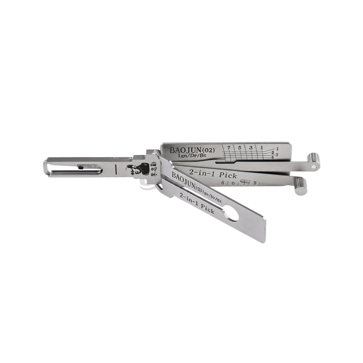 Lishi BAOJUN BAOJUN(02) BAOJUN(03) Decoder 2 in 1 Lishi Locksmith Tools