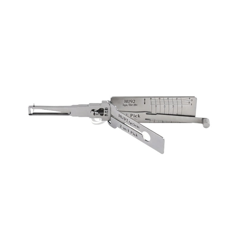 Lishi HU64 HU66 HU100 HU83 HU92 HU100 HU100R HU101 HON66 SIP22 HY22 Decoder 2 in 1 Lishi tool