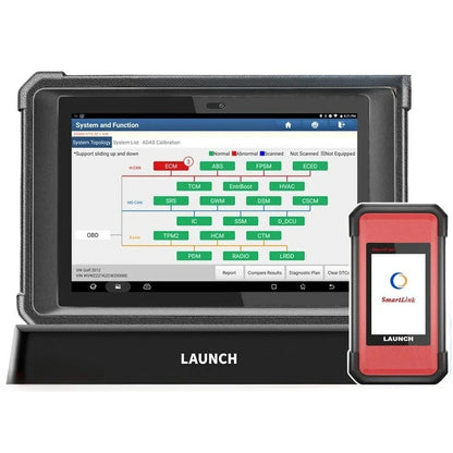 LAUNCH X431 PAD V Elite 10inch CAR Diagnostic tools J2534 Online programming DOIP CAN FD ADAS Smartlink C SCN Coding for Benz