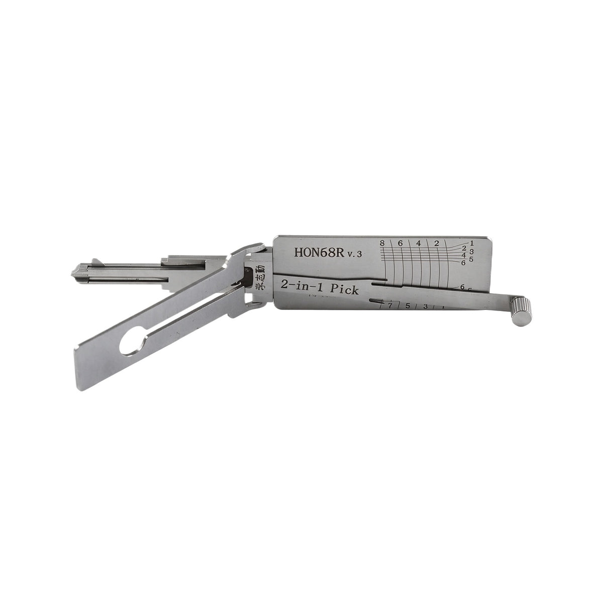 Lishi HI1 HON58R NSN14 NSN14 V.2 NSN14R NSN11 ISU5 DAT12R Decoder 2 in 1 Lishi Locksmith Tools