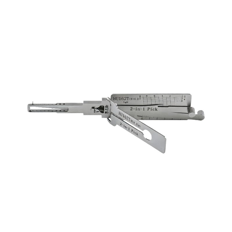 Lishi HU198 HU100(10) HU127 HU134 HU162T(8) HU162T(9) HU43 HU56 HU58 HU71/HU109 Decoder 2 in 1 Lishi Locksmith Tools