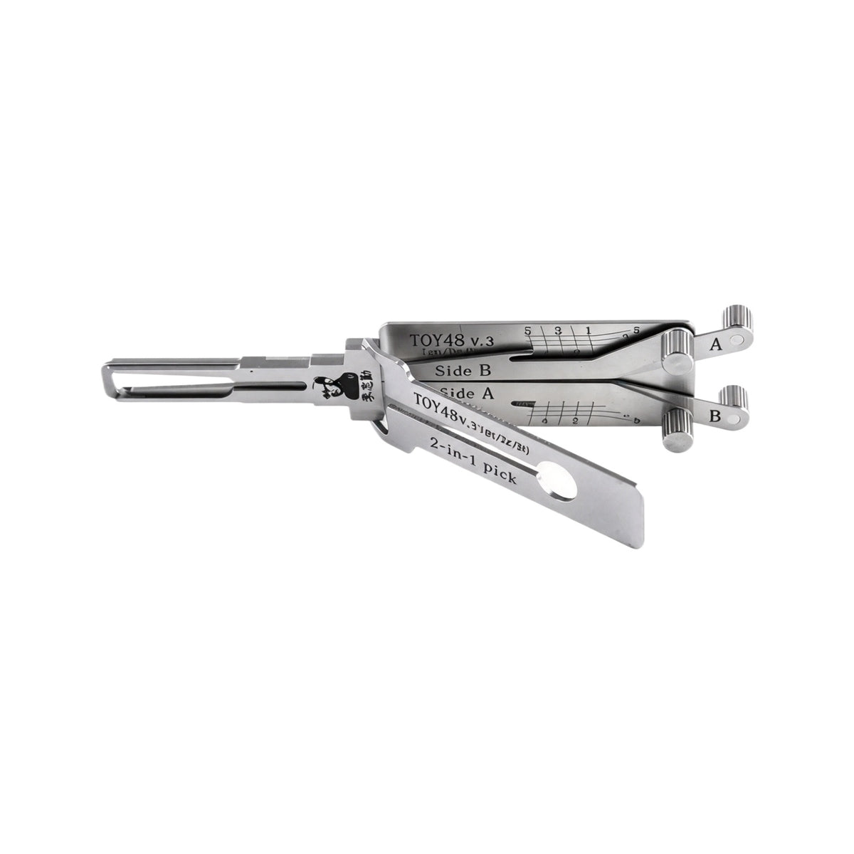 Lishi TOY2 TOY2014 TOY2014 V.2 TOY40 TOY43AT TOY43R TOY43 TOY48 TOY51 Decoder 2 in 1 Lishi Locksmith Tools