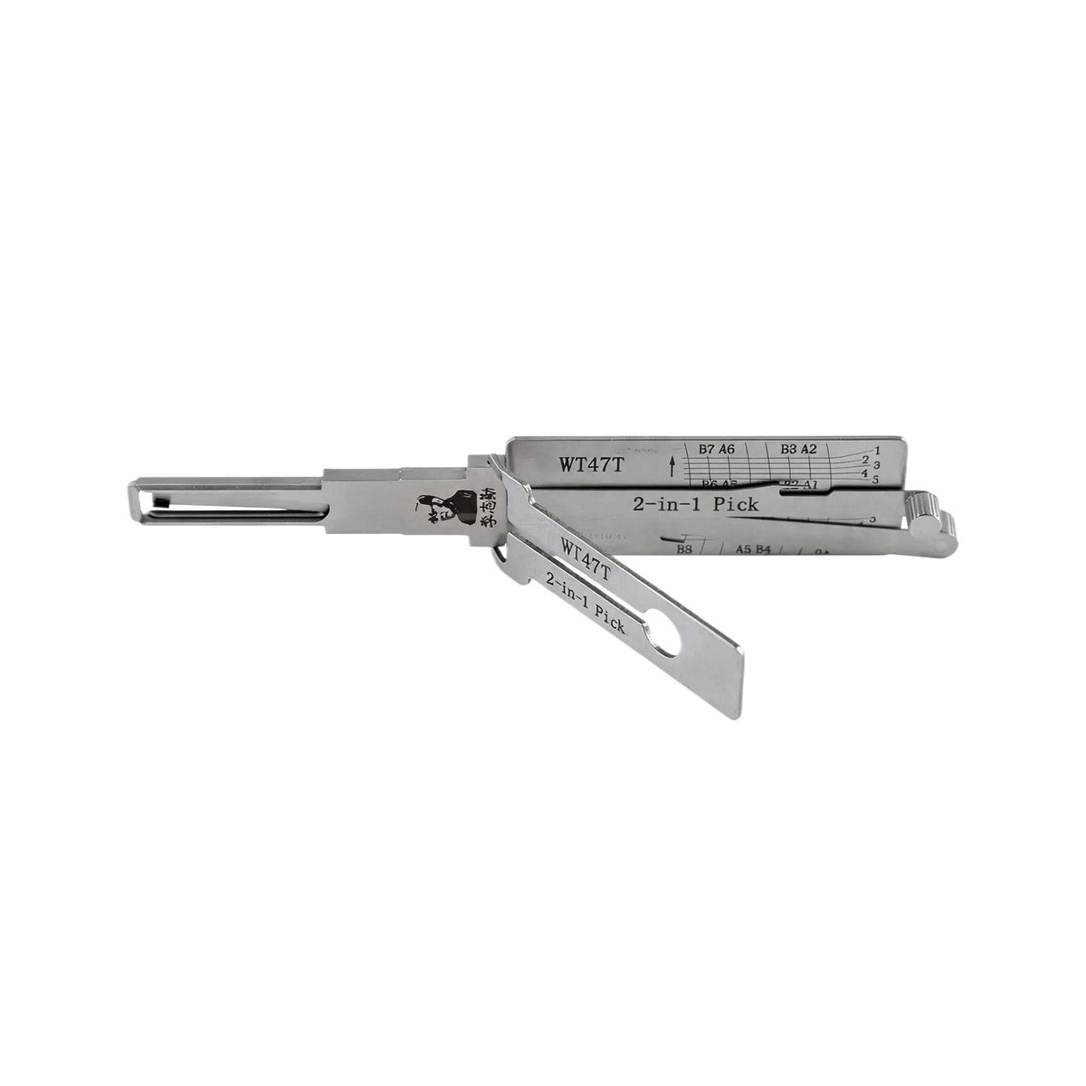 Lishi GM45 SM3/SM5 SW 5.7 DAT17 WT47T YM30 NE66 MAHINDRA Decoder 2 in 1 Lishi Locksmith Tools