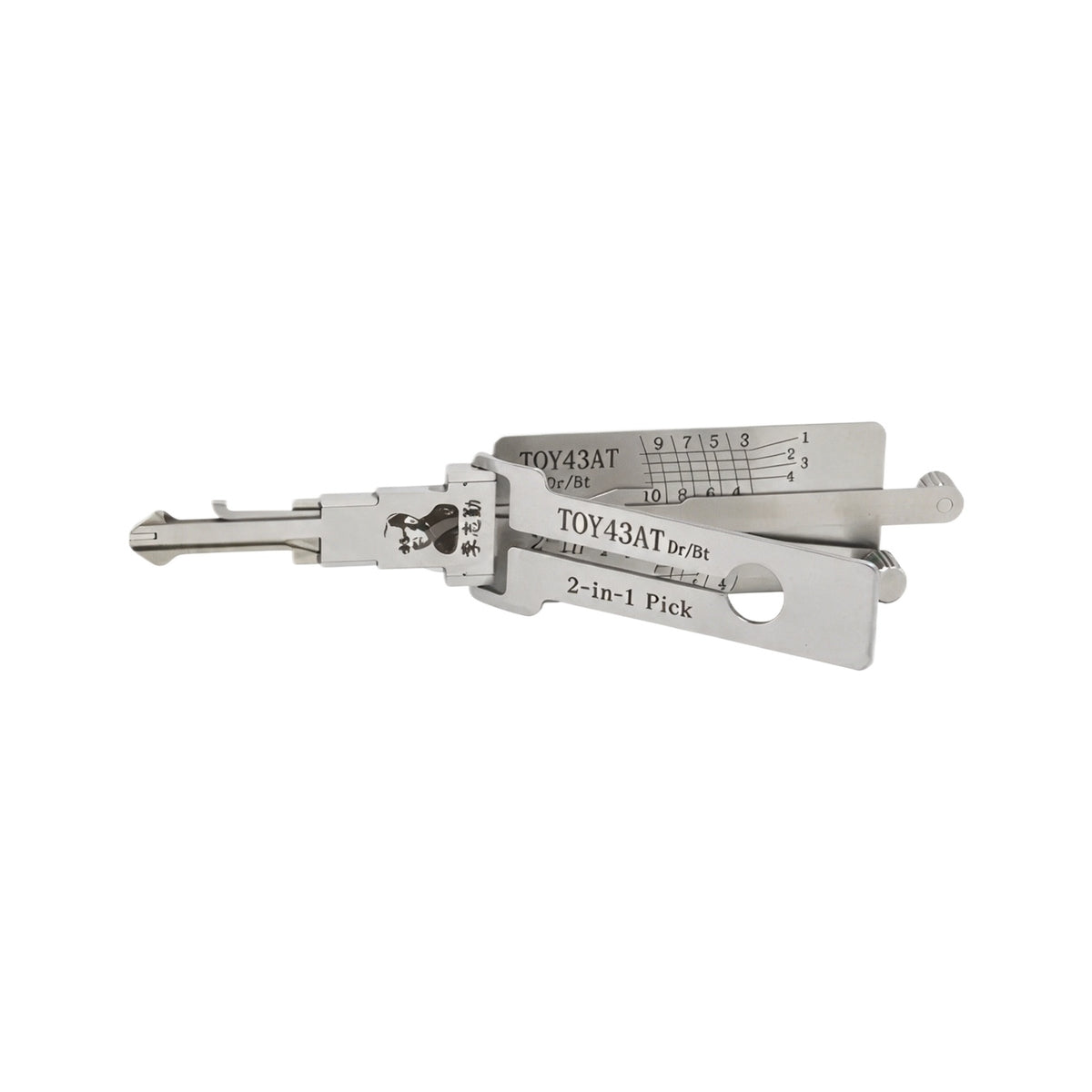 Lishi TOY2 TOY2014 TOY2014 V.2 TOY40 TOY43AT TOY43R TOY43 TOY48 TOY51 Decoder 2 in 1 Lishi Locksmith Tools