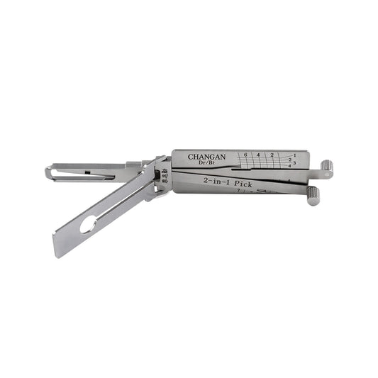 Lishi CHANGAN CHANGAN02 CHANGAN02R QIRUI02 QIRUI02R Decoder 2 in 1 Lishi Locksmith Tools