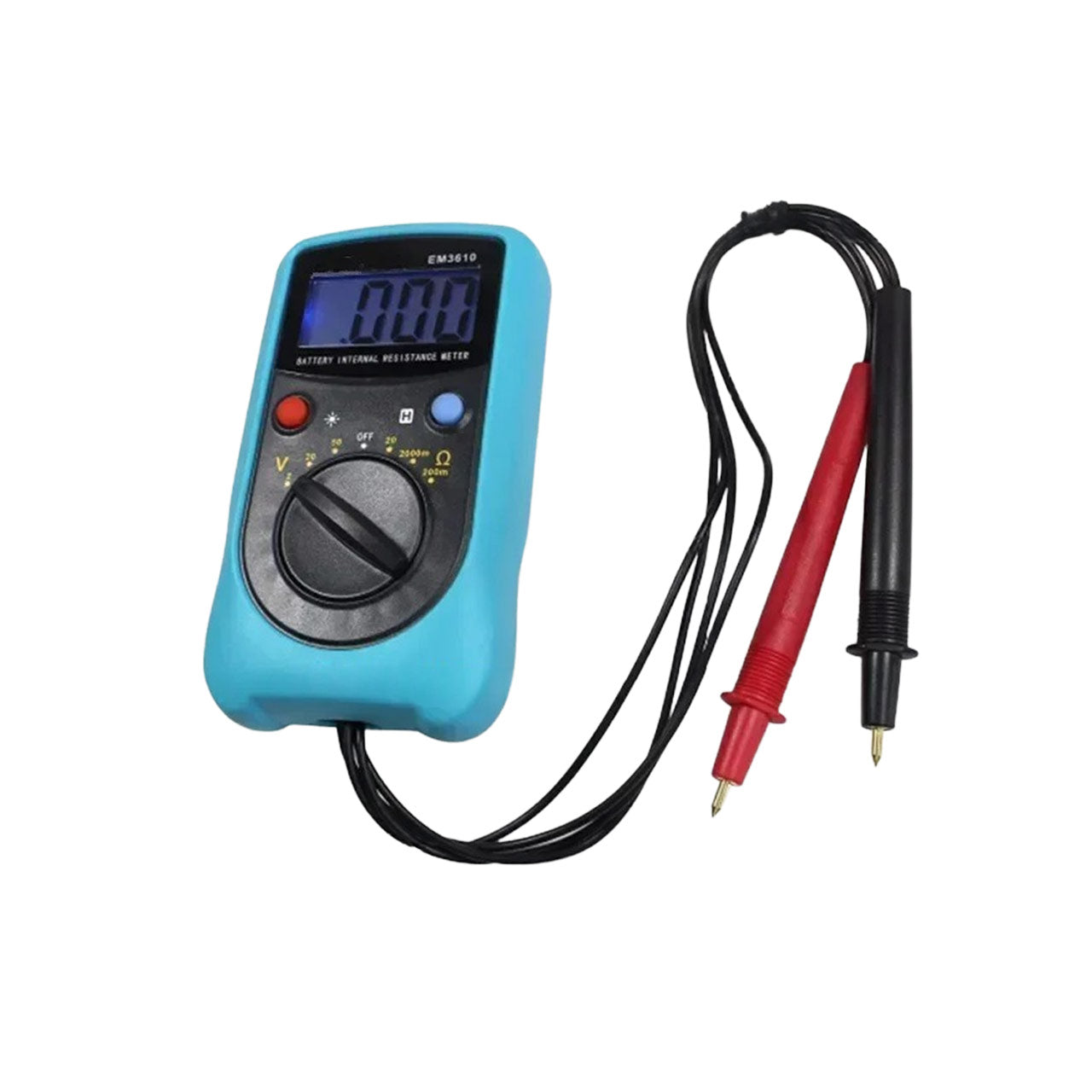 Battery Internal Resistance Voltmeter Portable Battery Internal Resistance Tester EM3610 Liquid crystal display