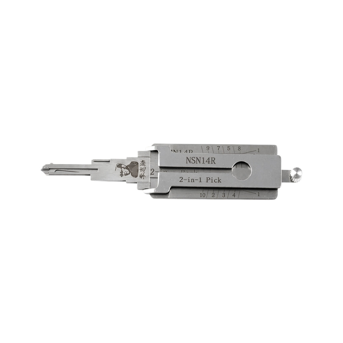 Lishi HI1 HON58R NSN14 NSN14 V.2 NSN14R NSN11 ISU5 DAT12R Decoder 2 in 1 Lishi Locksmith Tools